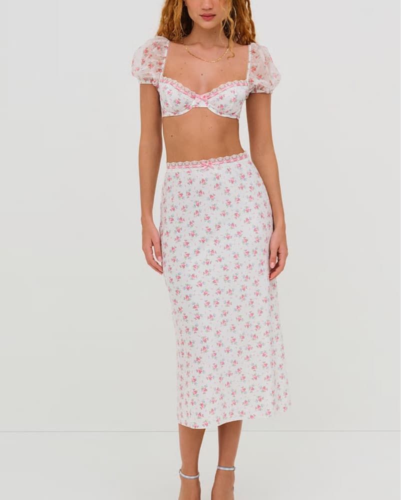 For Love Snd Lemons Floral Top Skirt Set - Image 5