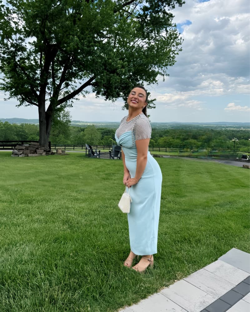 Self Portrait Powder Blue Dress  - Image 5