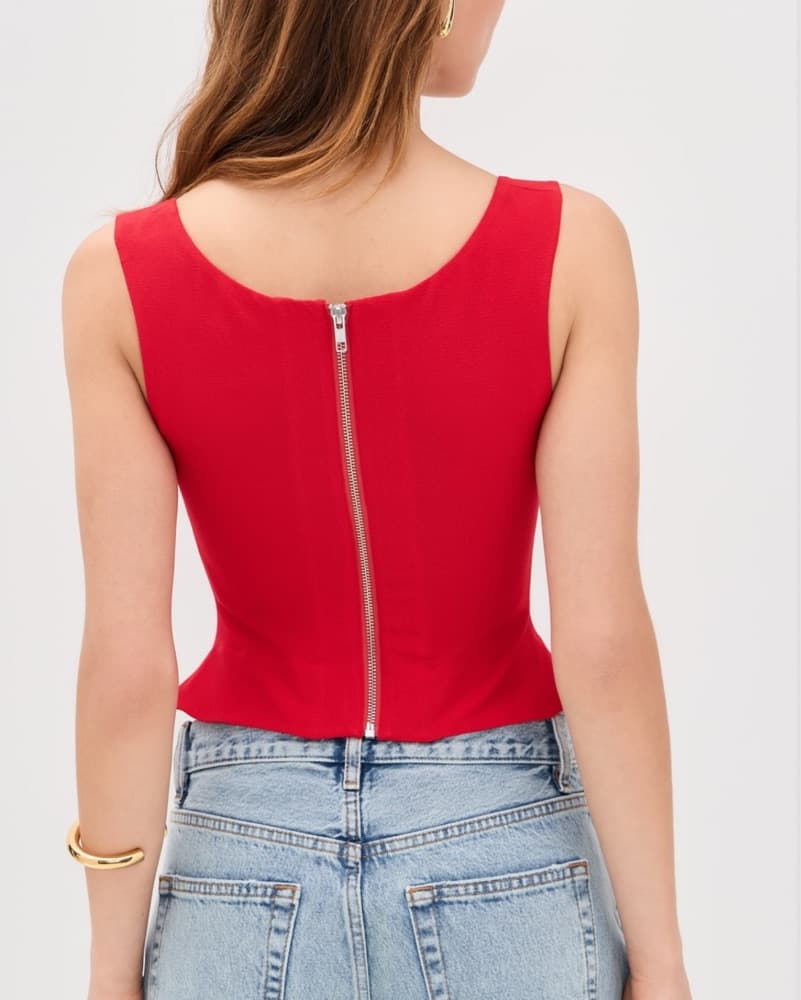 Miaou Imogene Corset Blouse Top - Image 2