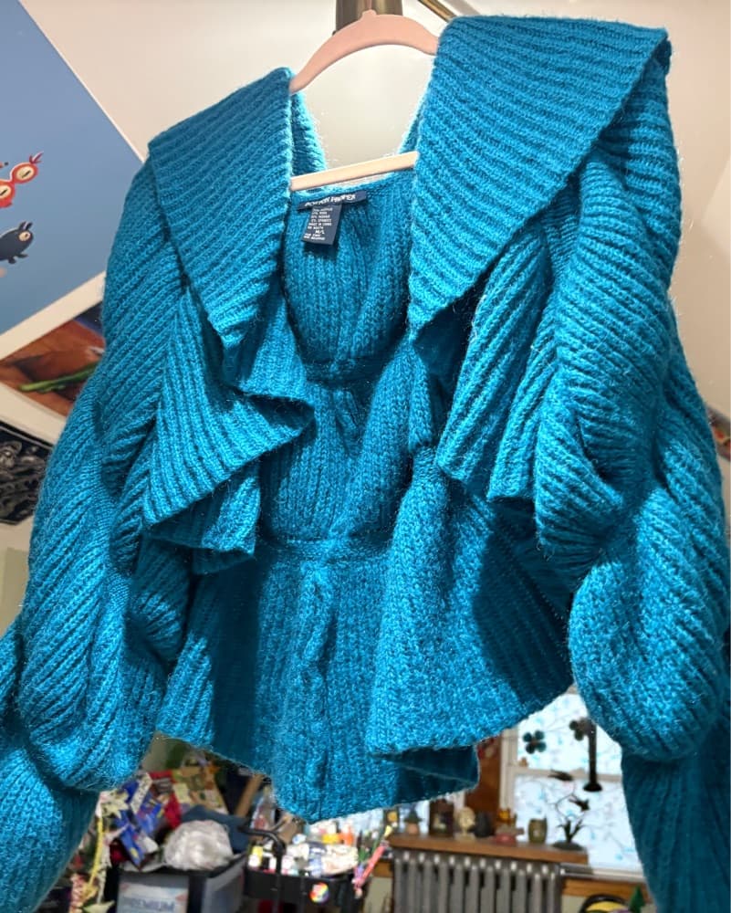 Turquoise Shrug - Image 3