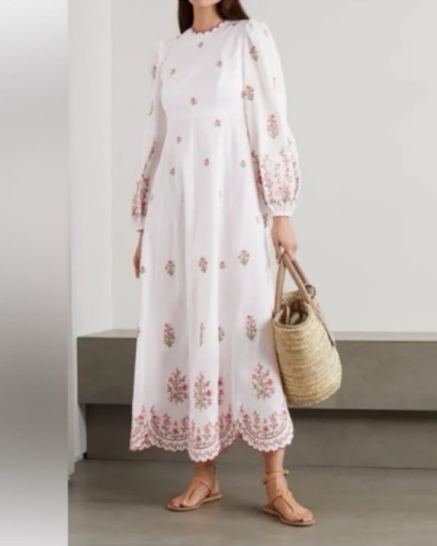 Zimmermann Poppy Scalloped Embroidered  - Image 2