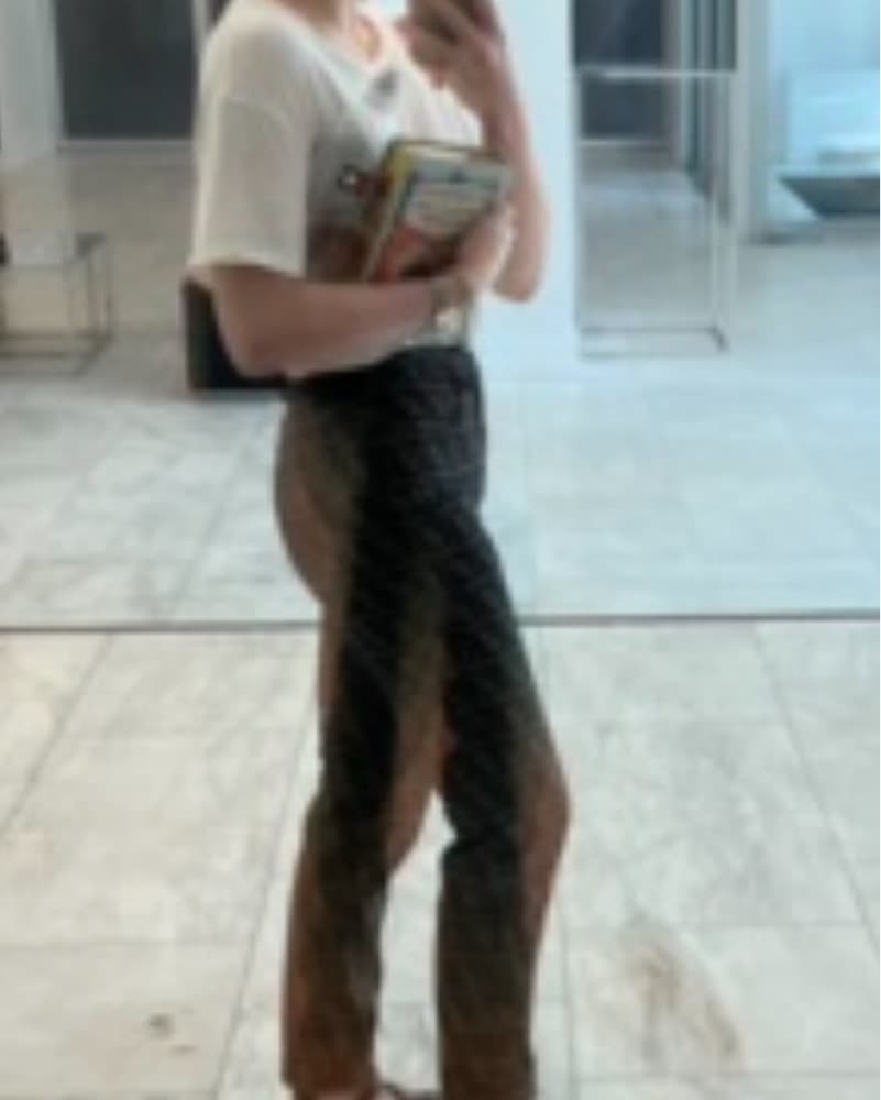 Sleek Monogram Fendi Jeans  - Image 2