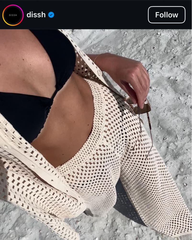 Dissh Sonny Crochet Pants XS - Image 3
