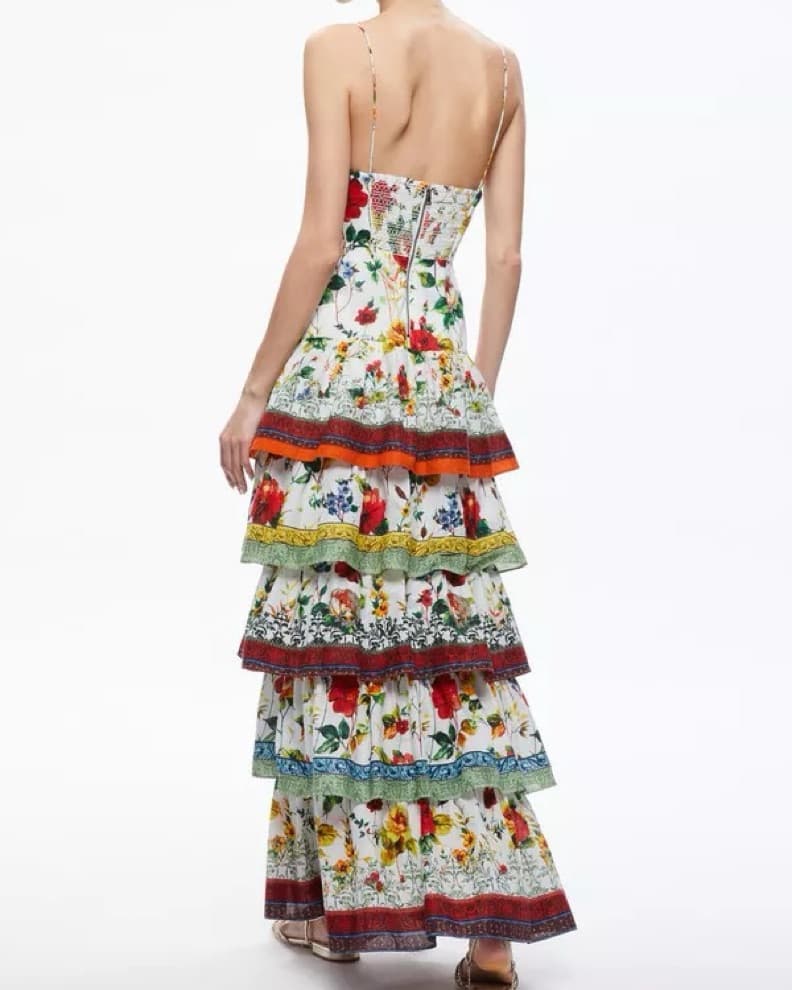 Valencia Spaghetti-Strap Maxi Dress  - Image 3