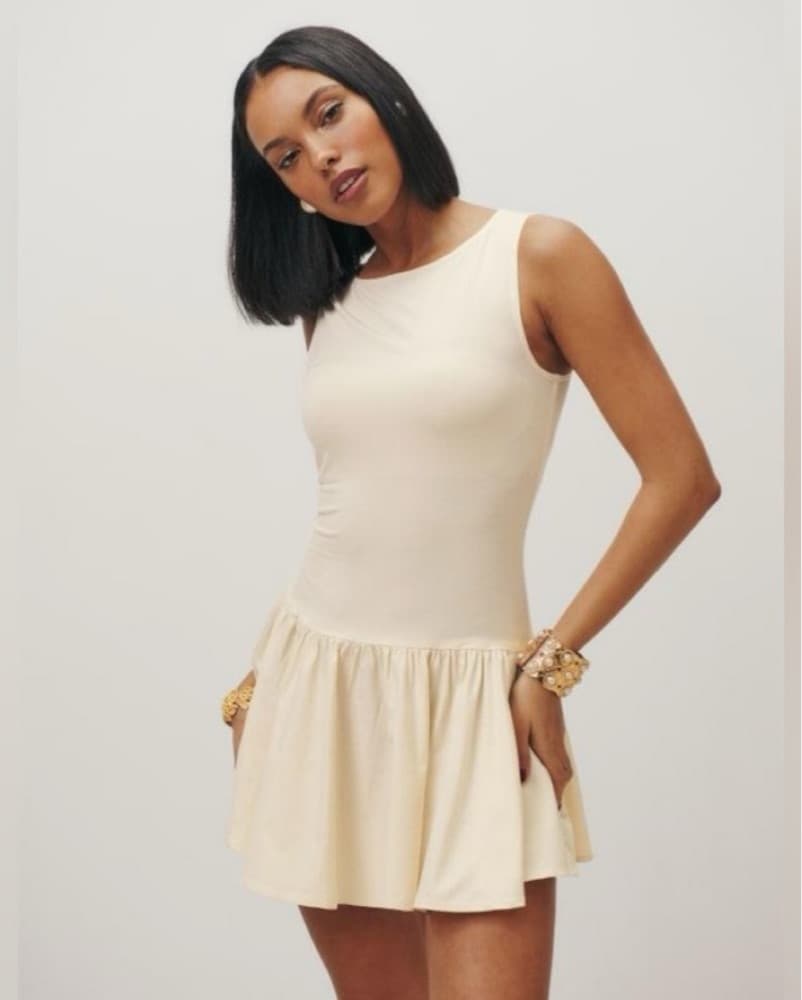 Reformation Delfina Mini Dress - Image 1
