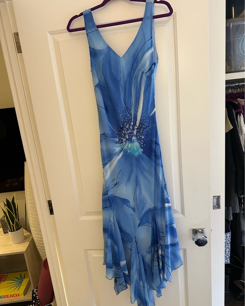Vintage Floral Dress - Image 2