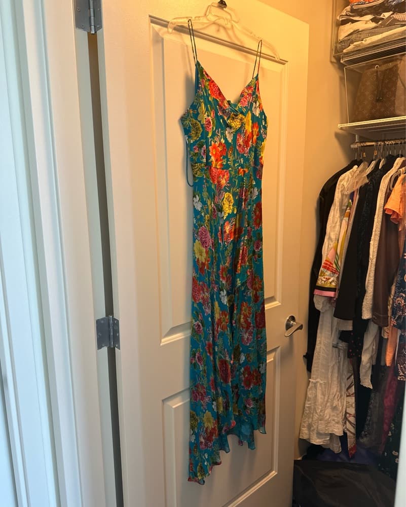 Alice & Olivia Floral High-Low Dress - Image 4