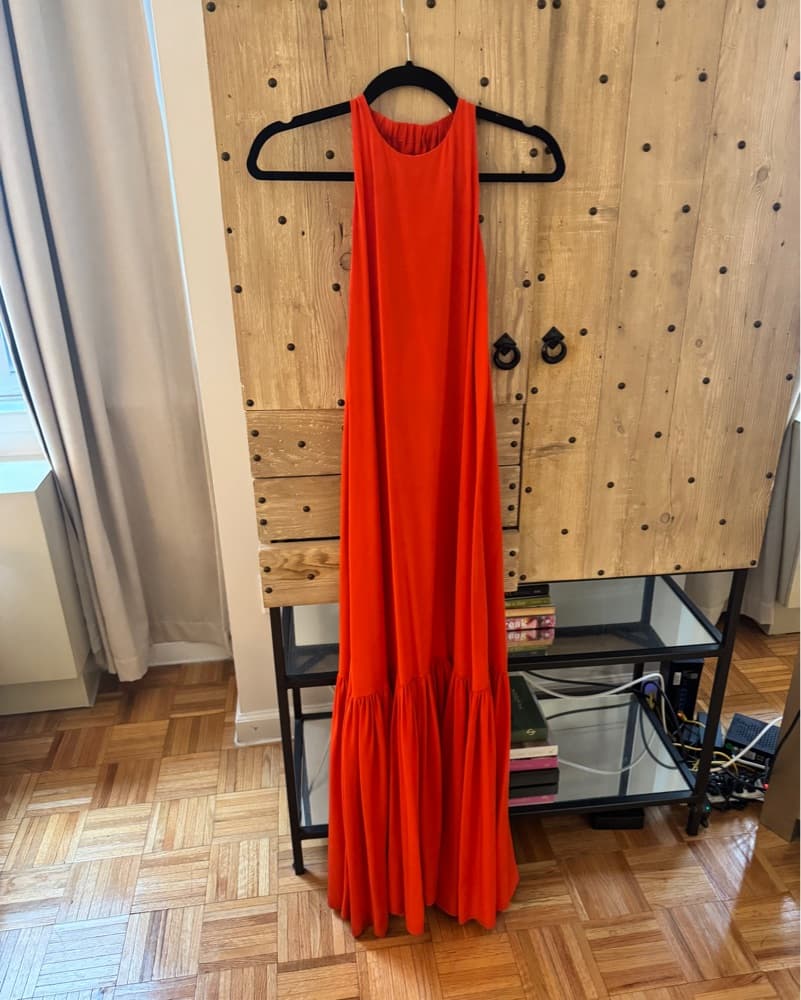 Tibi Vibrant Tiered Maxi Dress - Image 1
