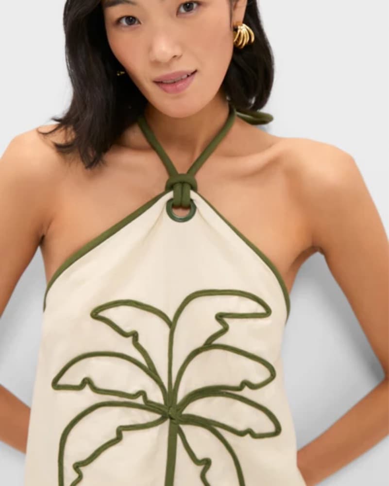 Farm Rio Sand Coconut Sleeveless Mini - Image 4