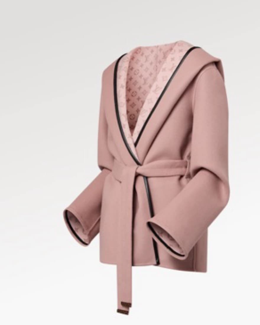 Mauve Wrap Coat  - Image 2