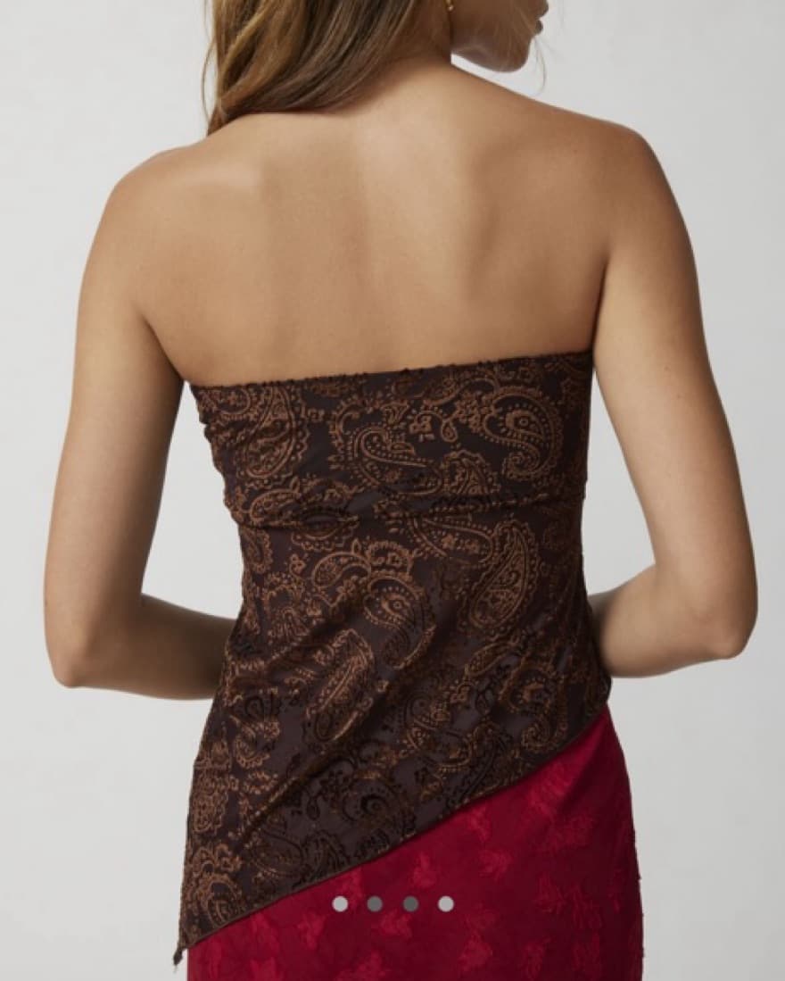UO Y2K Velvet Top - Image 3