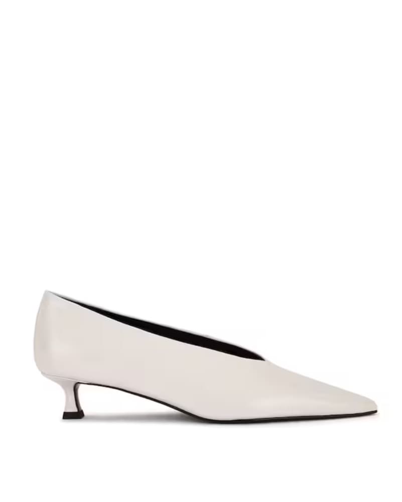 Chic Ivory Kitten Heel - Image 1