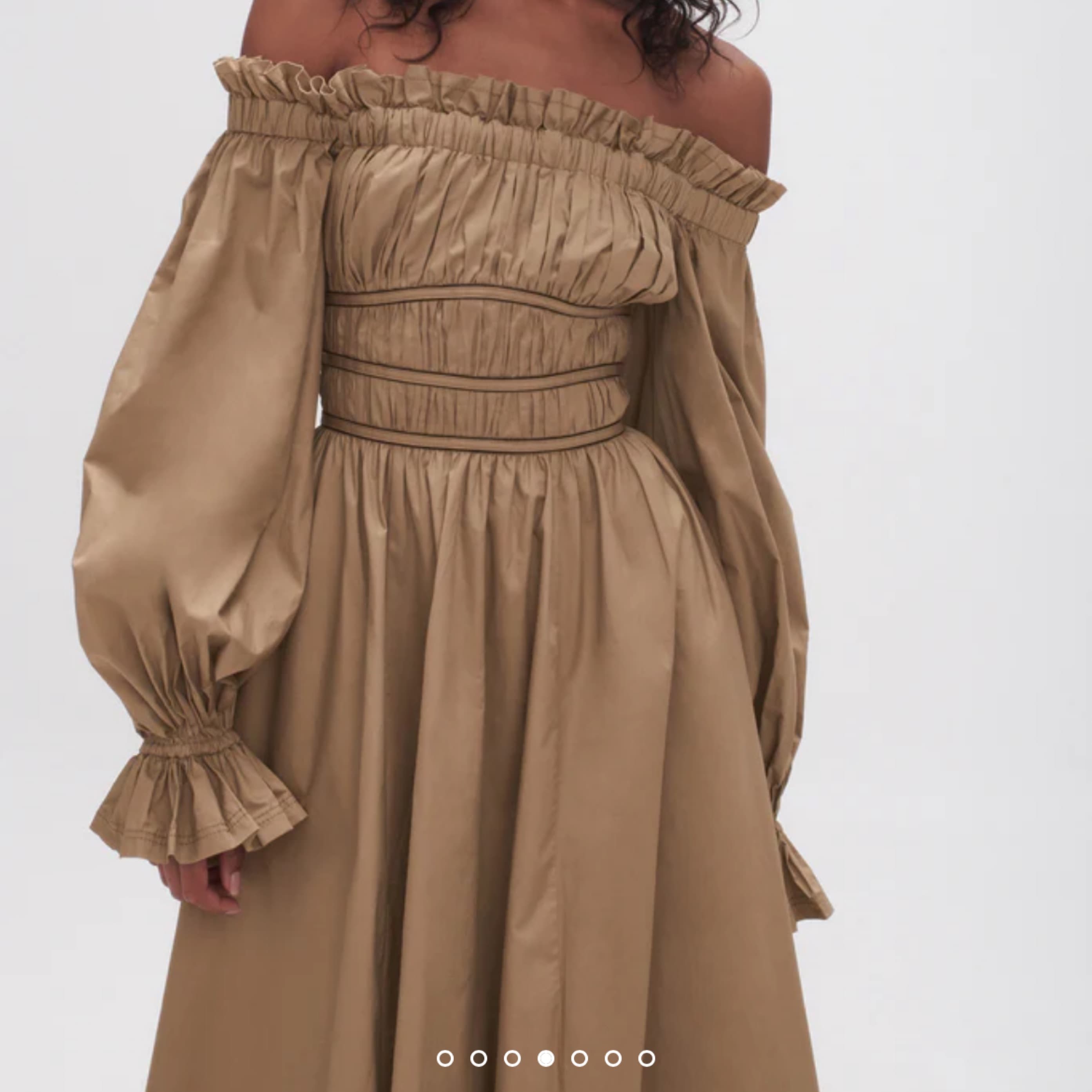 Aje Wattle Off Shoulder Midi Dress  - Image 3