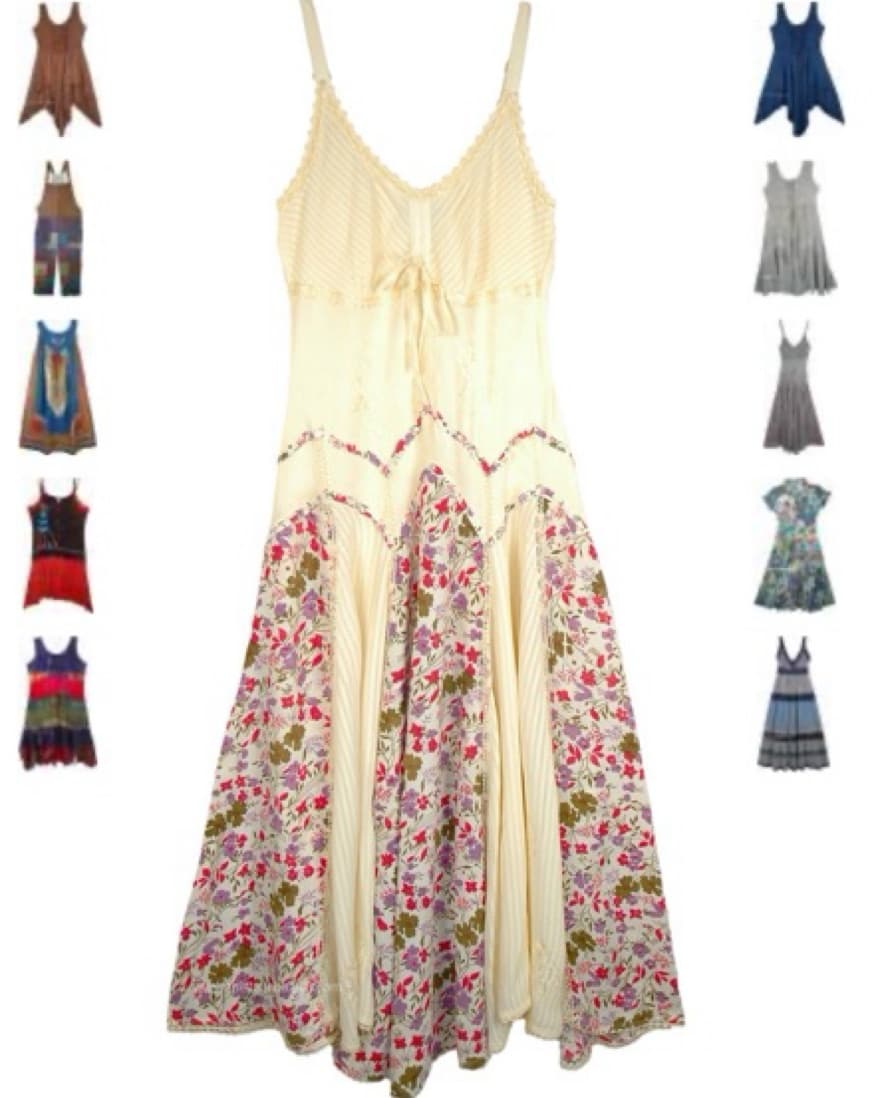 white & flowery fairy dress   - Image 3