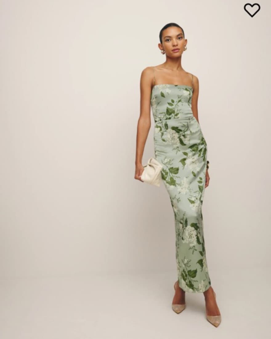 Reformation Satin Dress  - Image 1