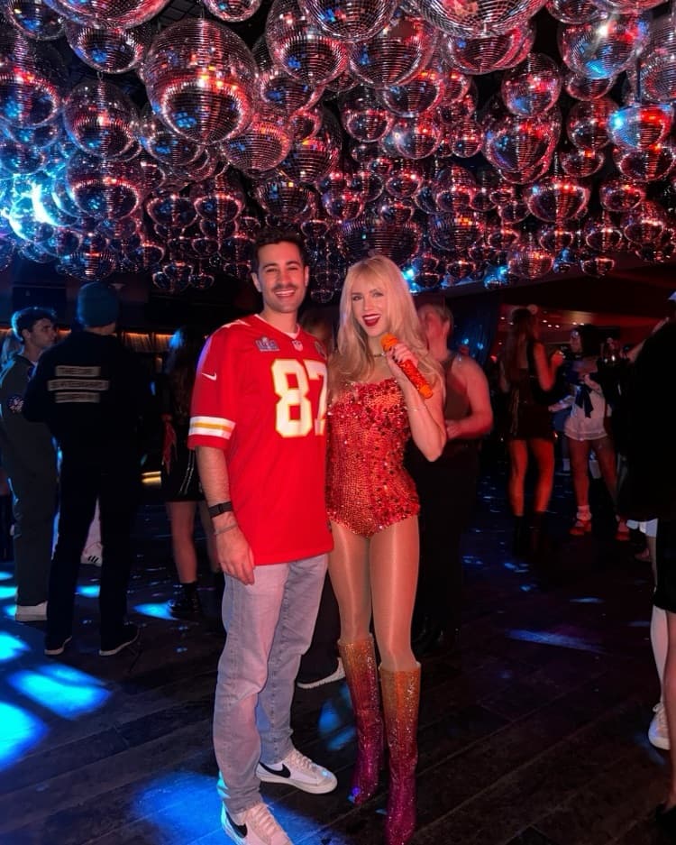 Taylor Swift orange lover bodysuit - Image 1
