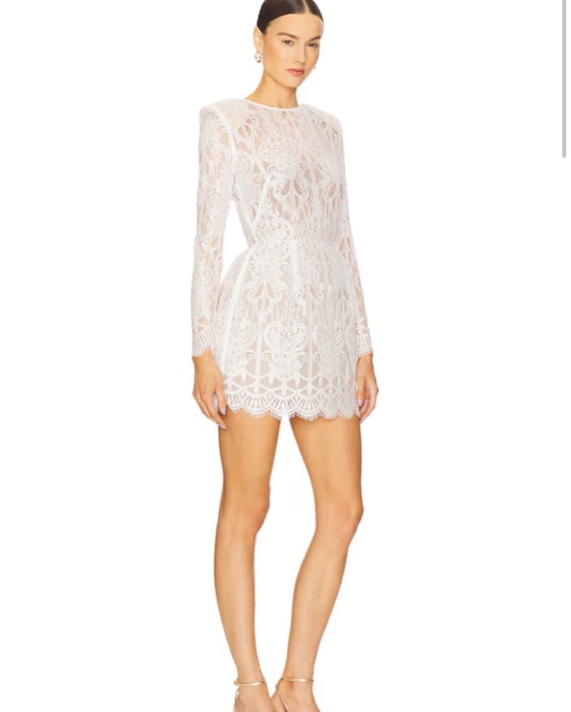 Bronx And Banco Casey Lace Mini Dress - Image 2