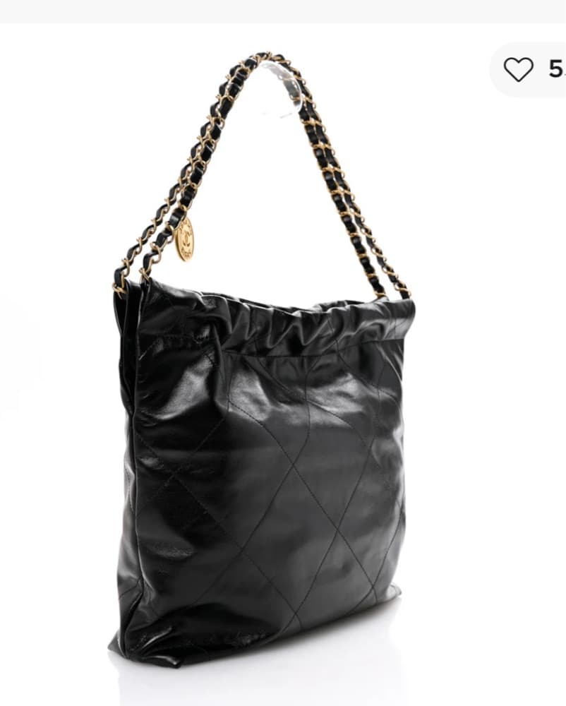 Chanel Black 22 bag Medium  - Image 3