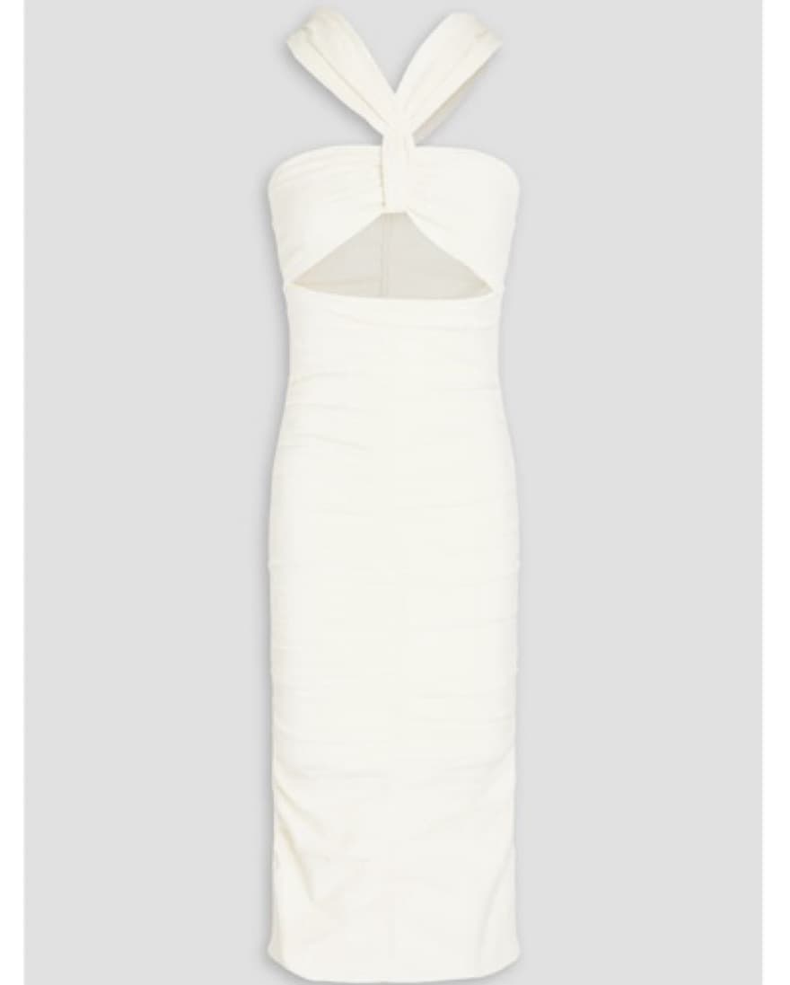 Sandro Cutout Ponte Midi Dress - Image 3