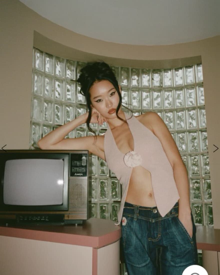 Rose Top - With Jean - Pink - Image 5