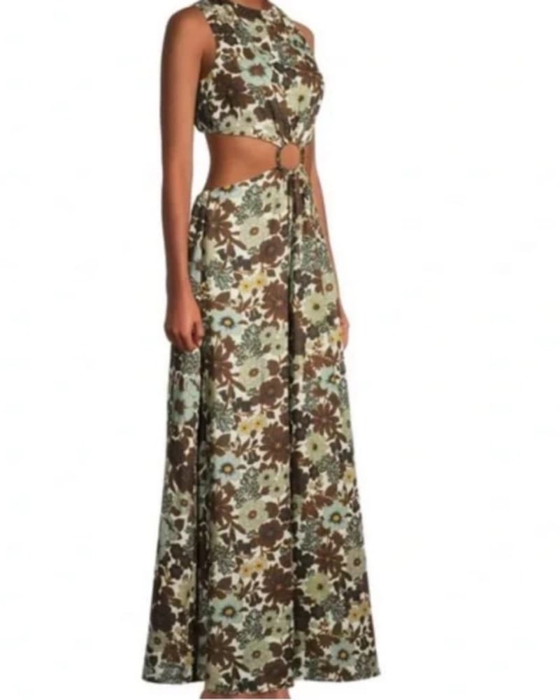 SIR Constantine Floral Linen Dress - Image 2