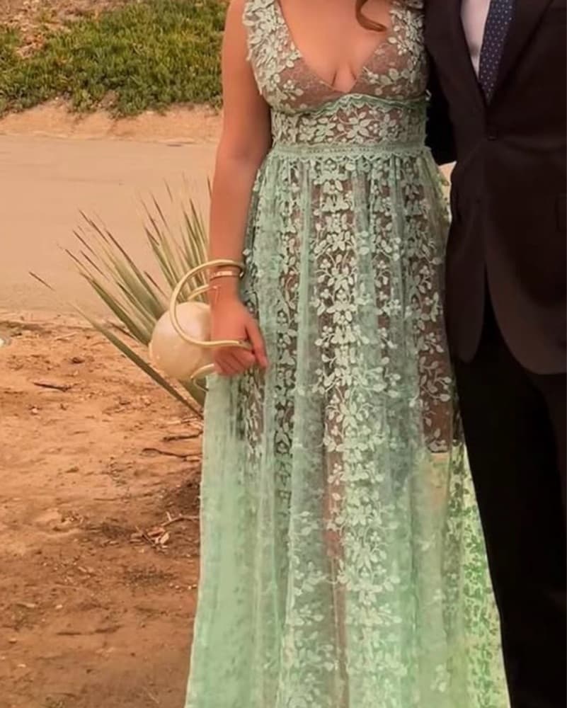 Bronx and Banco Megan Lace Maxi Dress  - Image 1