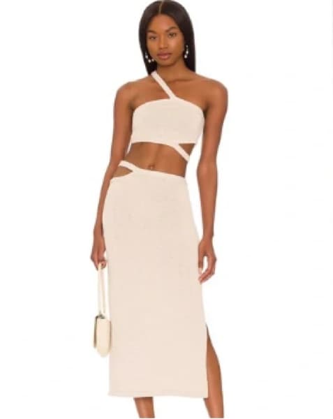 Cult Gaia Light Grey Knit Set - Image 1