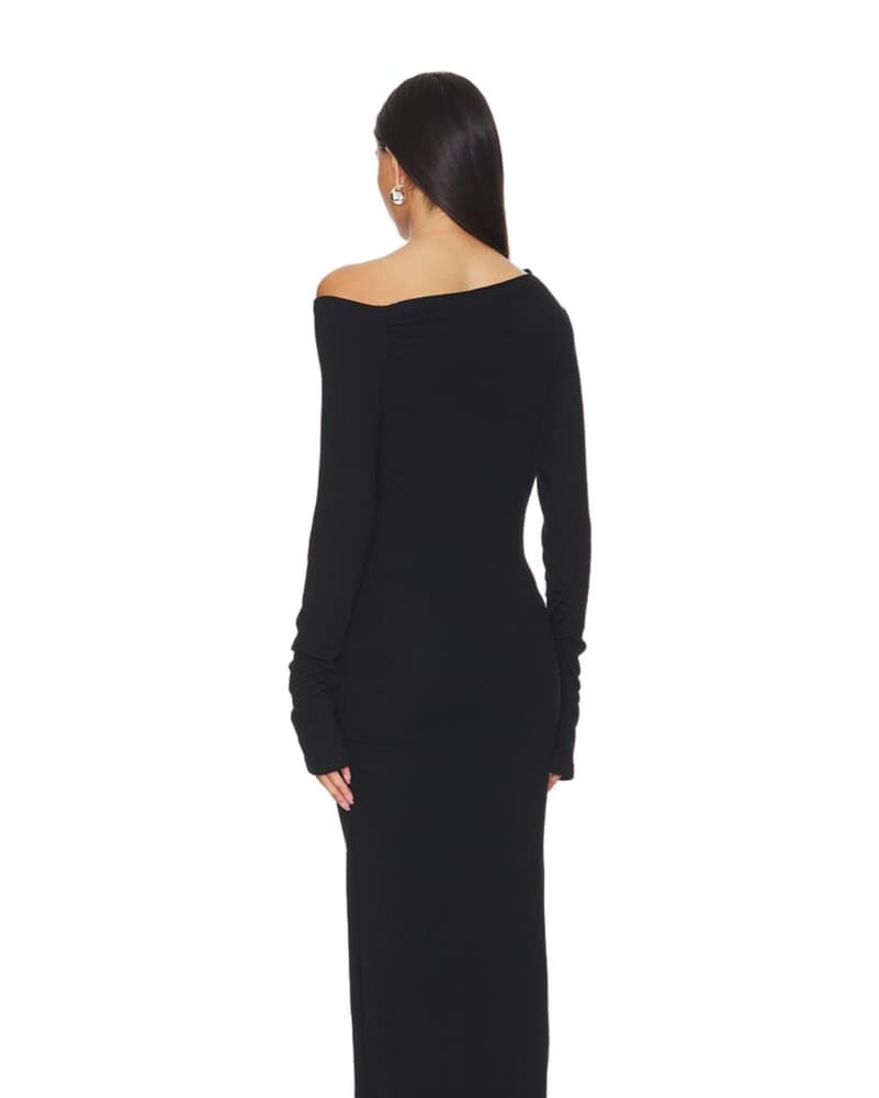 Revolve Reyna Maxi Dress Black - Image 3