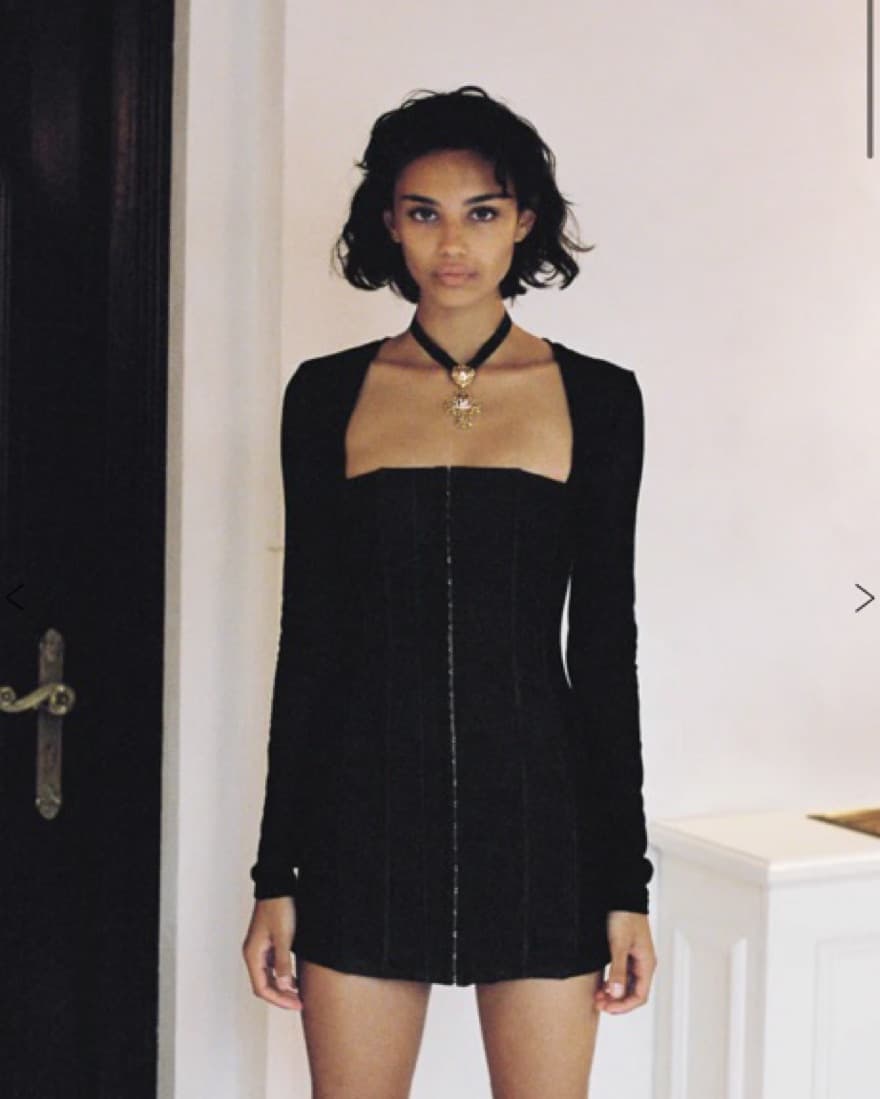With Jean Al Corset Dress - Image 1