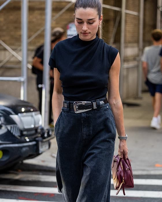 Khaite Calf Hair Lucca Belt  - Image 4