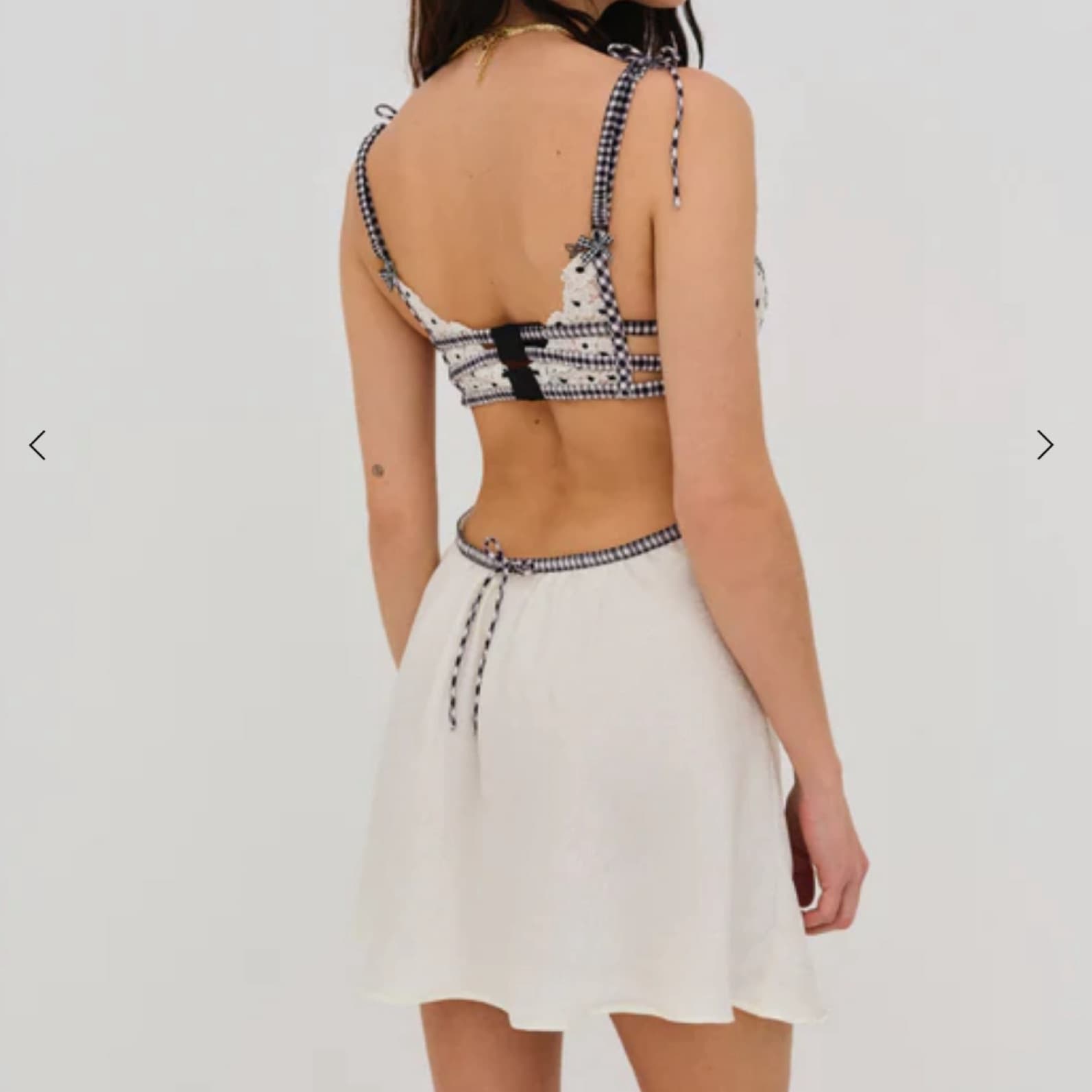 For Love And Lemons Mini Slip Dress - Image 3