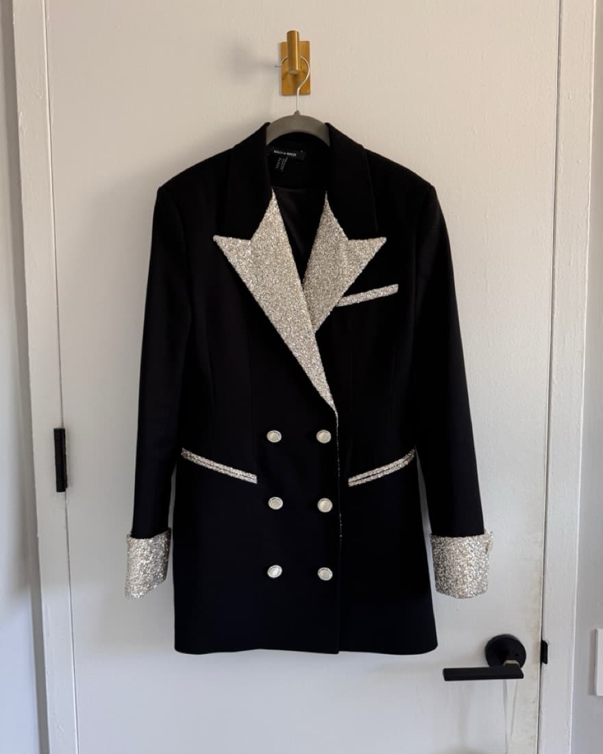 Mach & Mach Sequin Blazer Dress - Image 2