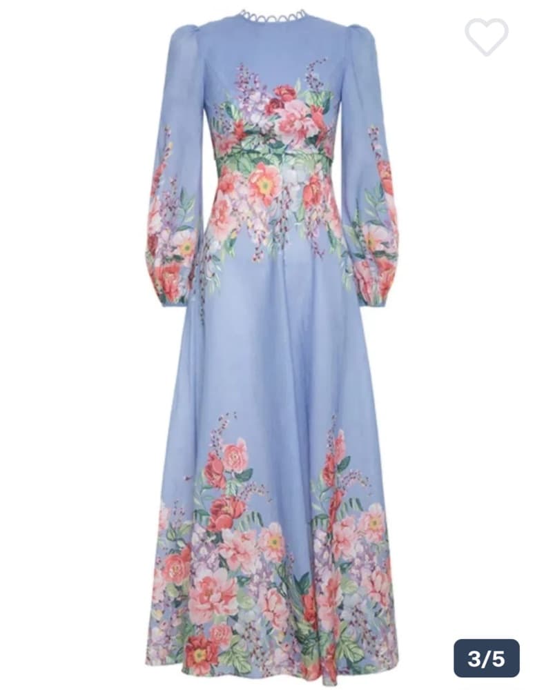 ZIMMERMANN THE BELLITUDE FLORAL LONG DRE - Image 2