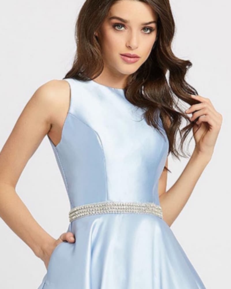Mac Duggal Light Blue Gown - Image 4