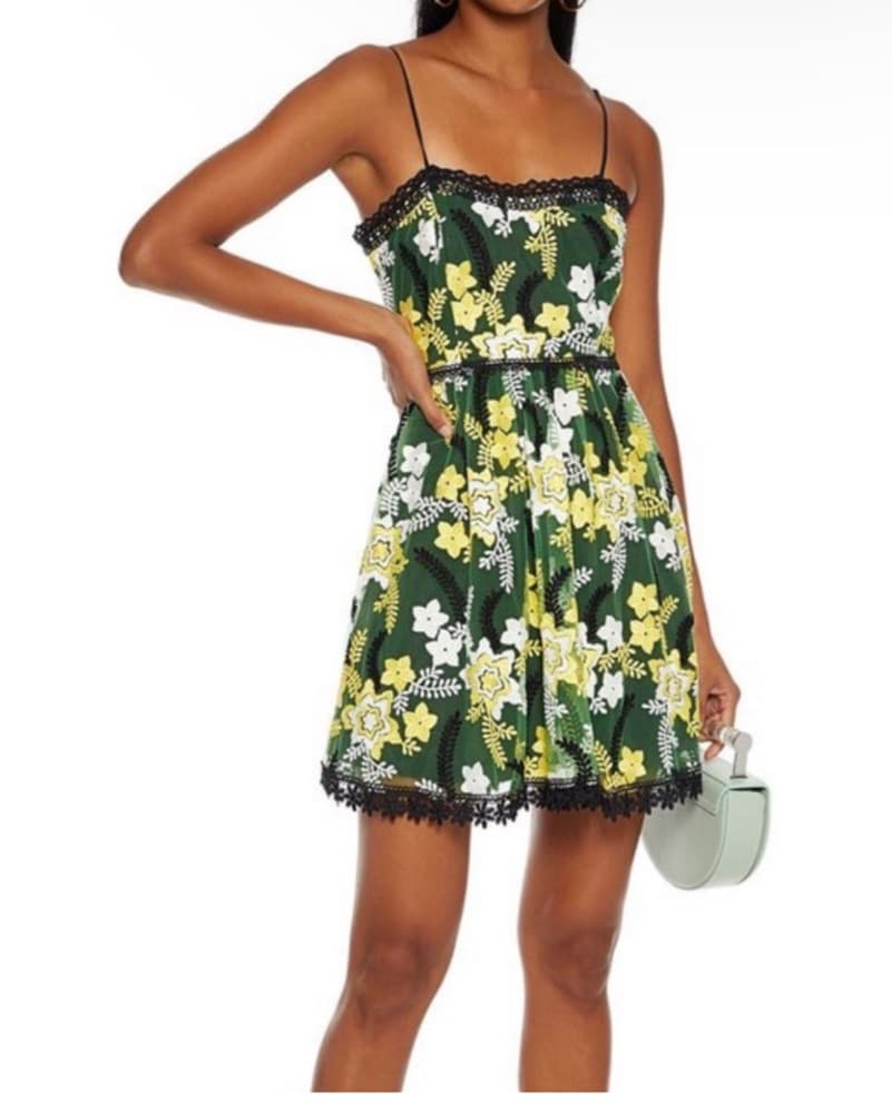 CHARO RUIZ IBIZA Lace-Trimmed Dress - Image 1