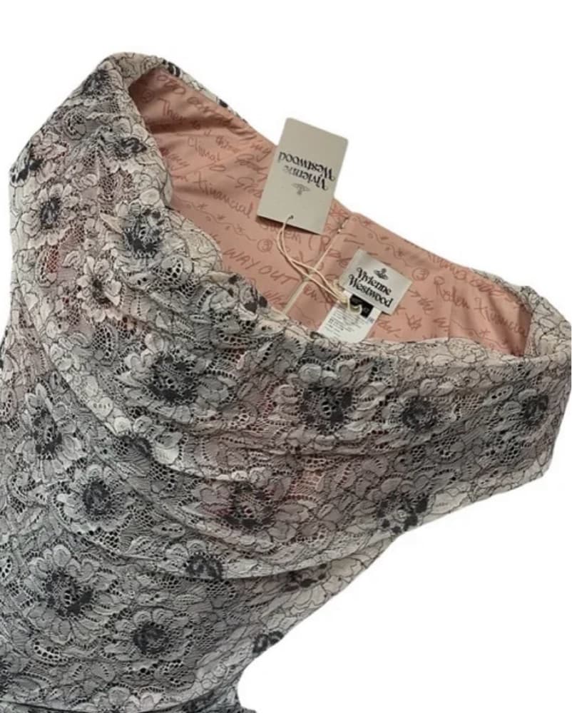 Feminine Floral Lace Corest Dress  - Image 3
