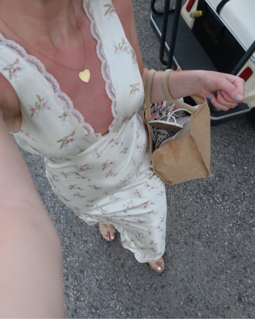 Floral Slip dress - Image 2