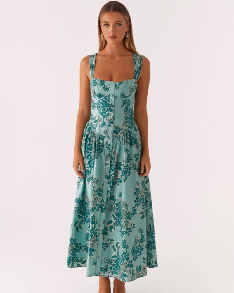 Emmalina Midi Dress - Cloud Nine Floral - Image 2