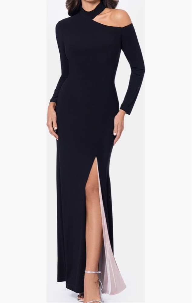 XSCAPE evenings Long Sleeve Cut Out  - Image 3