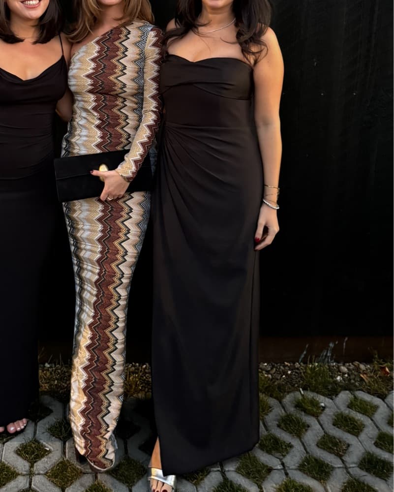 Halston Black Tie Gown  - Image 2