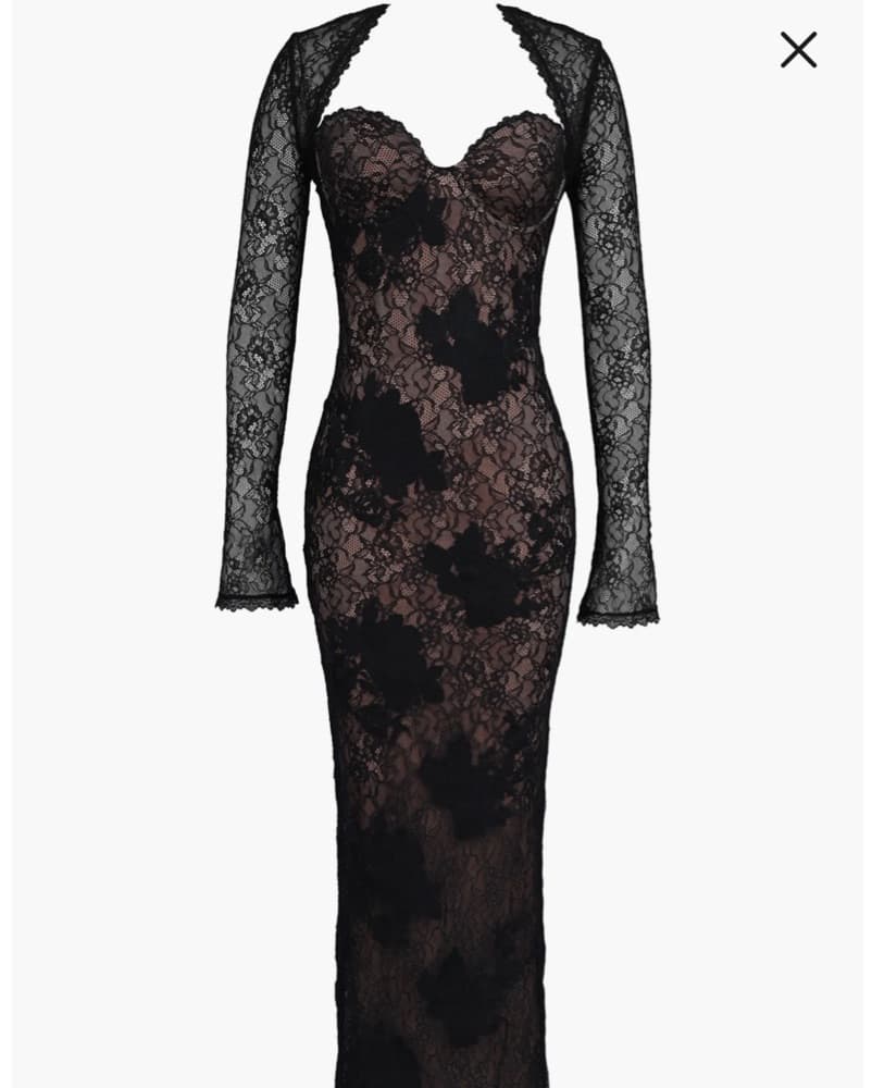 House Of CB Lace Dress Lucienne Dupe - Image 4