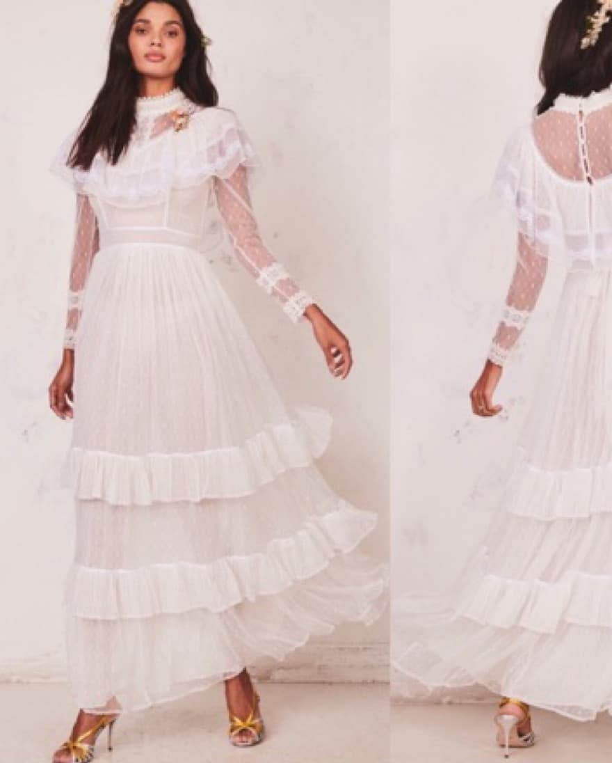 LoveShackFancy White Gown - Image 1