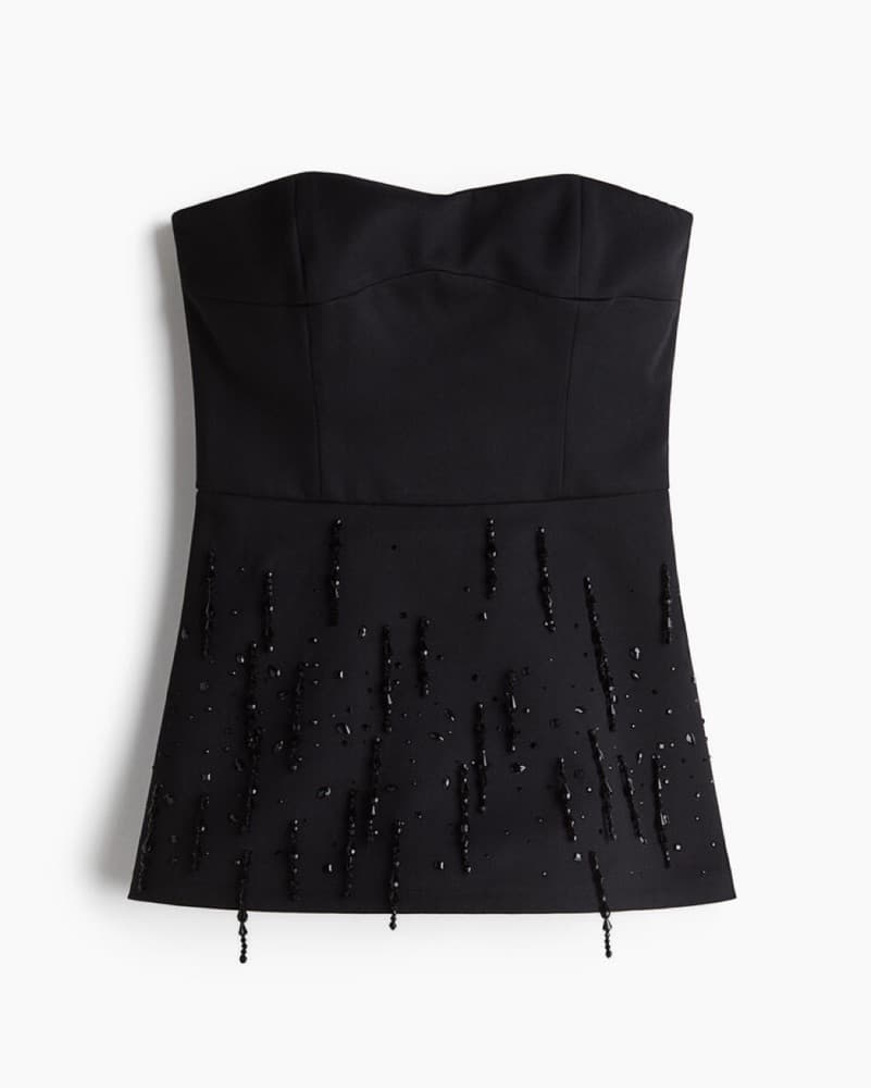 Strapless Embellished Top - Image 2