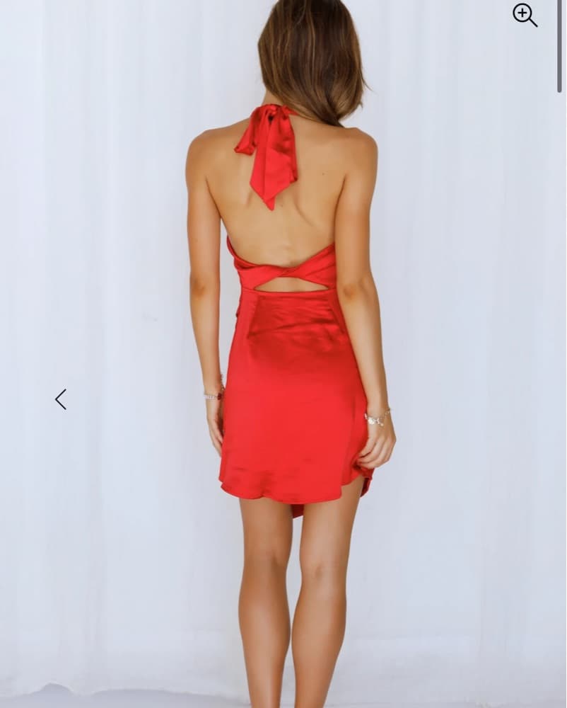 Hello Molly Heavy Heart Red Dress - Image 2