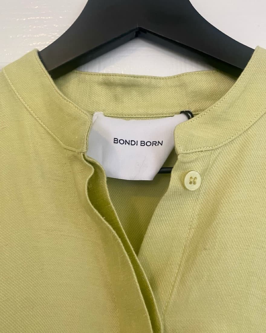 Bondi Born Silk Mini Shirt Dress - Image 6