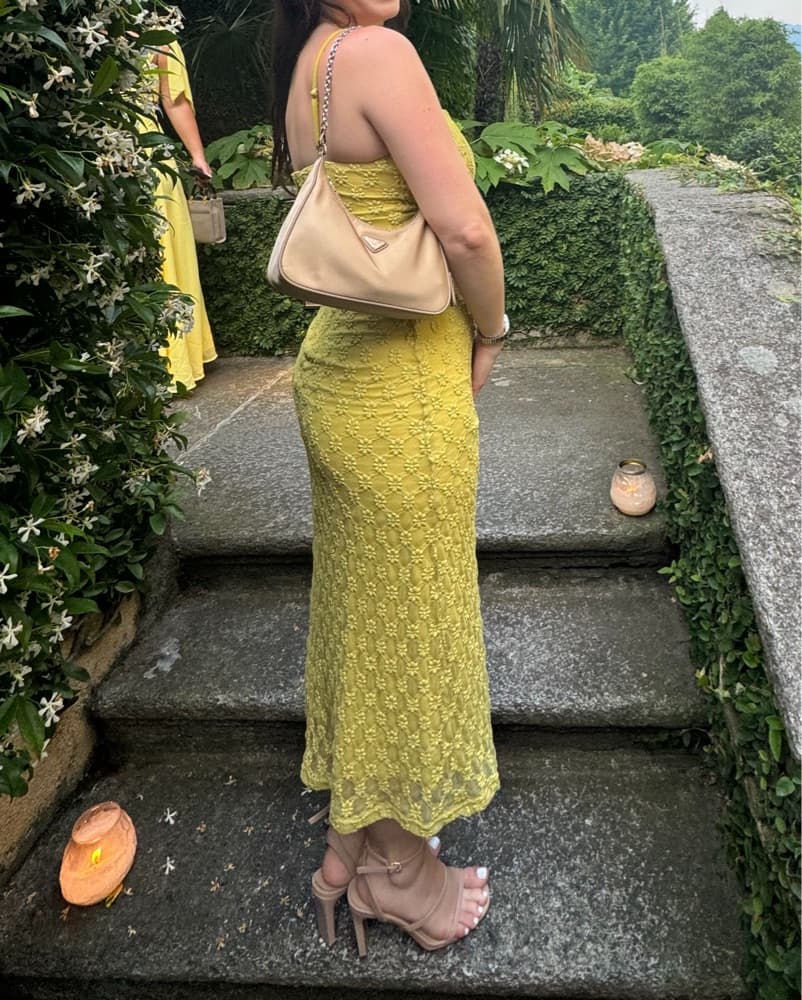 Lime Green Midi Dress - Image 2