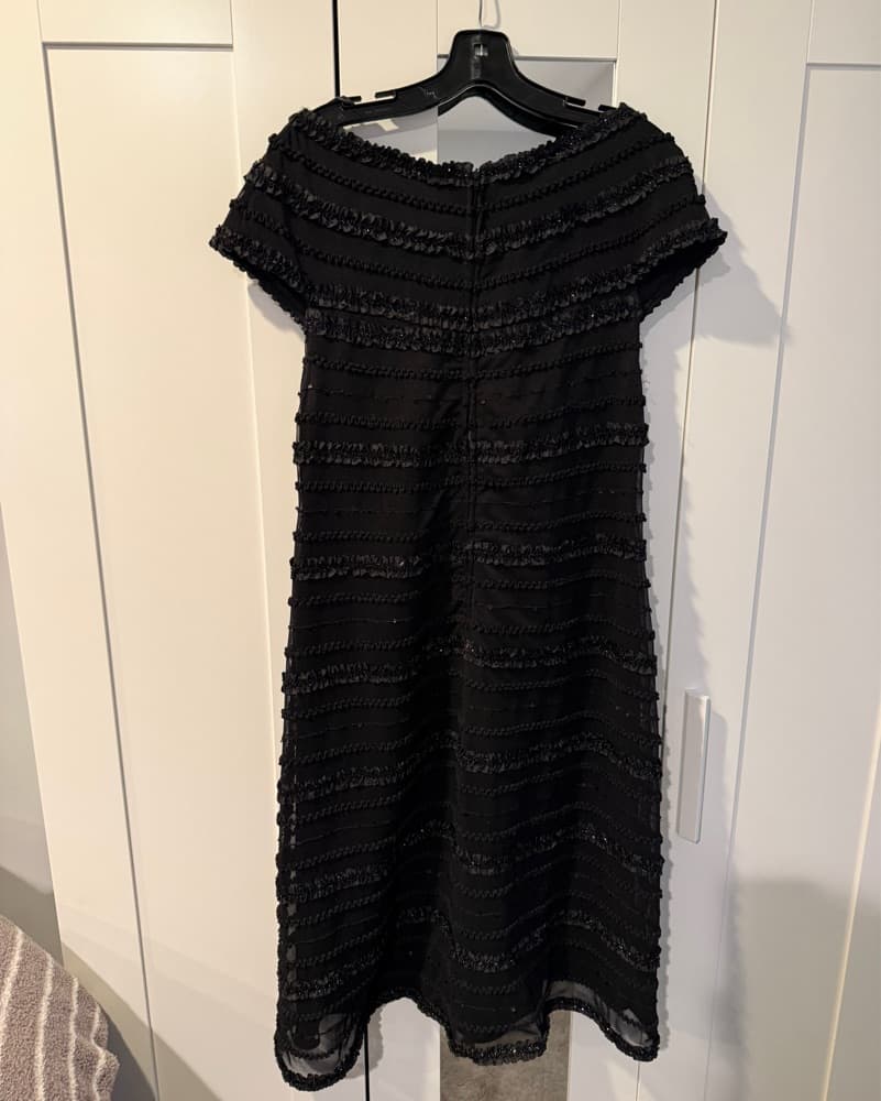 Tadashi Soji Elegant Ruffle Dress - Image 2