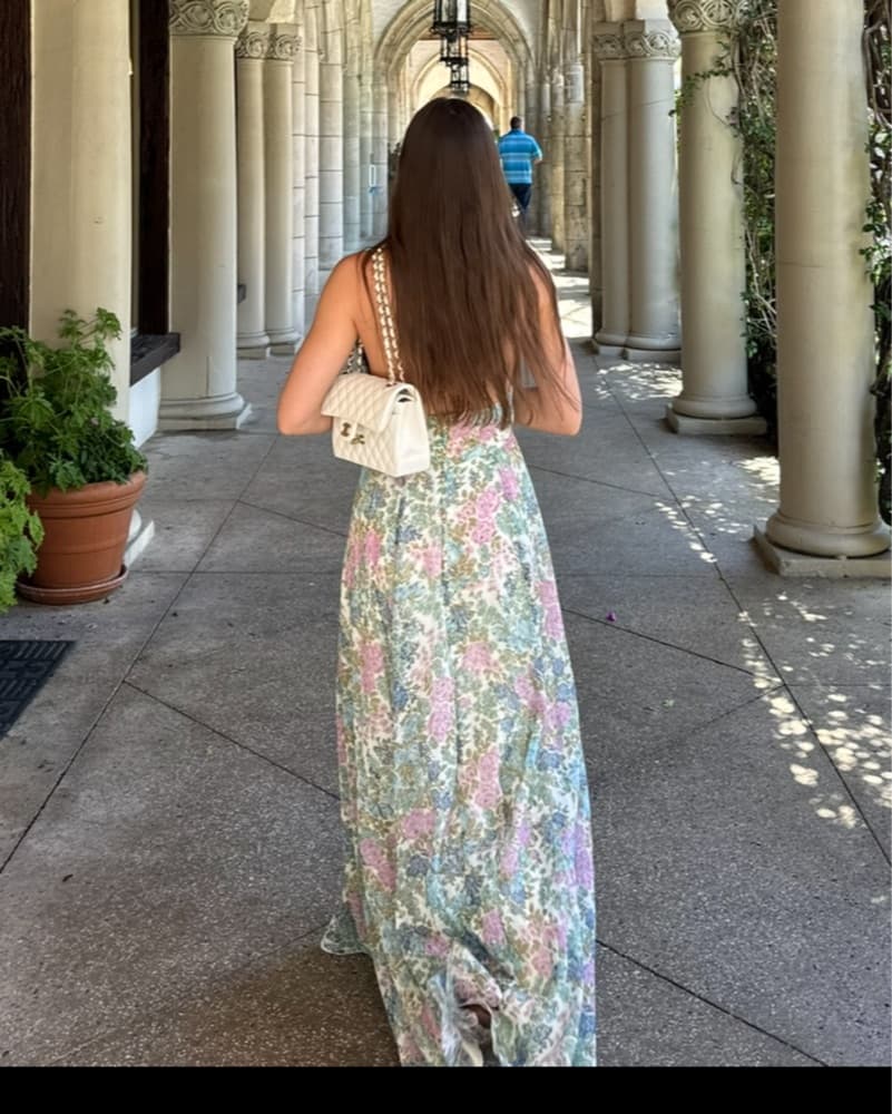 Maxi Floral Halter Dress - Image 2