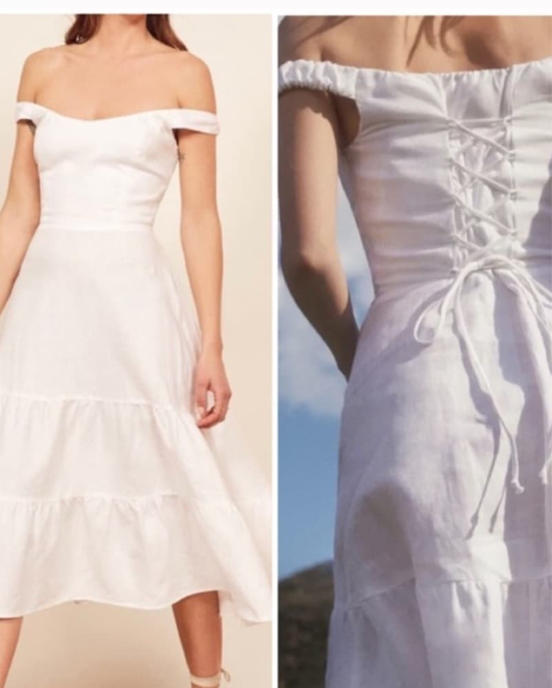 Reformation Linen Dress - Image 2