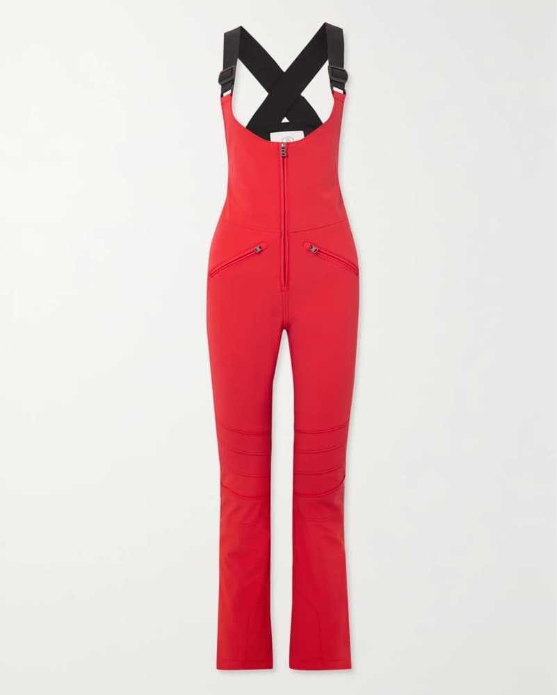 Bogner Red Ski Salopette Bib US 6 - Image 1